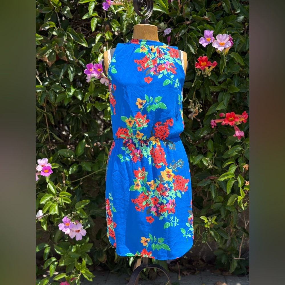 Floral Blue Dress